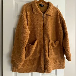 Plus size Teddy coat